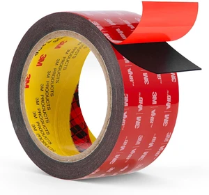 Double Sided Tape Heavy Duty 2" x 16.5 ft Mounting Tape VHB 5925 Black Strong Adhesive Waterproof for Automotive LED Strip Lights DIY Home Décor Double Sided Tape Heavy Duty 2" x 16.5 ft Mounting Tape VHB 5925 Black Strong Adhesive Waterproof for Automotive LED Strip Lights DIY Home Décor