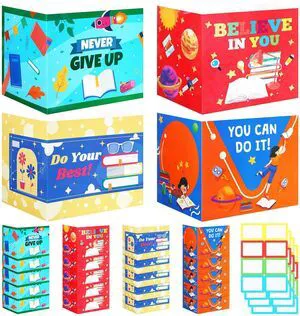 24 Pcs Privacy Folders for Students Testing, Encourage, Colorful Testing Dividers for Classroom, Cardboard Privacy Board, Classroom Folders Teacher Supplies, Back to School Supplies 24 Pcs Privacy Folders for Students Testing, Encourage, Colorful Testing Dividers for Classroom, Cardboard Privacy Board, Classroom Folders Teacher Supplies, Back to School Supplies