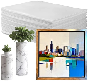 30 Pack Large Foam Pouches 22x26 in, Cushion Foam Wrap Pouches Plate Packing Sleeves for Moving, Storage and Packing Supplies for Dishes, Books, Photo Frames and Canvas Artwork 30 Pack Large Foam Pouches 22x26 in, Cushion Foam Wrap Pouches Plate Packing Sleeves for Moving, Storage and Packing Supplies for Dishes, Books, Photo Frames and Canvas Artwork