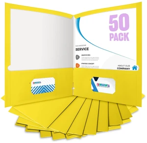 ® 50 Packs Yellow Folders,Paper Folder Surface with Waterproofing,Letter Size,Holds 100 Plus Sheets,for School,Office,Business. (50, Yellow) ® 50 Packs Yellow Folders,Paper Folder Surface with Waterproofing,Letter Size,Holds 100 Plus Sheets,for School,Office,Business. (50, Yellow)
