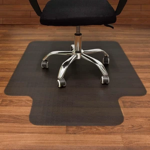 Office Chair Mat for Hardwood Floor, 36" x 48" Black Mat with Lip Laminate/Tile/Vinyl, Not Carpet, Computer Desk Mat, With Lip, Stay in Place, Easy Glide for Rolling Chair, Easy Trim Office Chair Mat for Hardwood Floor, 36" x 48" Black Mat with Lip Laminate/Tile/Vinyl, Not Carpet, Computer Desk Mat, With Lip, Stay in Place, Easy Glide for Rolling Chair, Easy Trim