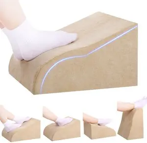 Foot Rest for Under Desk at Work, Ergonomic Under Desk Footrest with Washable Cover for Office, Home & Gaming Leg Elevation Pillow Beige Foot Rest for Under Desk at Work, Ergonomic Under Desk Footrest with Washable Cover for Office, Home & Gaming Leg Elevation Pillow Beige