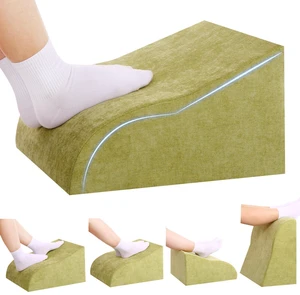 Foot Rest for Under Desk at Work, Ergonomic Under Desk Footrest with Washable Cover for Office, Home & Gaming Leg Elevation Pillow Fruit Green Foot Rest for Under Desk at Work, Ergonomic Under Desk Footrest with Washable Cover for Office, Home & Gaming Leg Elevation Pillow Fruit Green