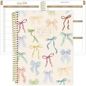 Daisy by 2026-2027 Academic Year Student Planner (July 2026 - July 2027) - Elementary Through Middle School Calendar Agenda Book - 7 x 9" - Bows Daisy by 2026-2027 Academic Year Student Planner (July 2026 - July 2027) - Elementary Through Middle School Calendar Agenda Book - 7 x 9" - Bows