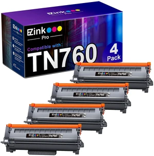 TN760 TN-760 TN730 TN-730 Toner Cartridge Replacement for Brother tn760 to Use with HL-L2350DW HL-L2370DW HL-L2390DW HL-L2395DW MFC-L2710DW MFC-L2750DW Printer(4black) TN760 TN-760 TN730 TN-730 Toner Cartridge Replacement for Brother tn760 to Use with HL-L2350DW HL-L2370DW HL-L2390DW HL-L2395DW MFC-L2710DW MFC-L2750DW Printer(4black)