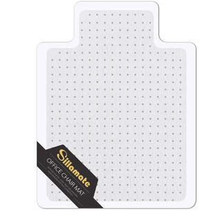 Plastic Office Chair Mat for Carpeted Floors, 36'' x 48'' Heavy Duty Floor Mat, Eco-Friendly Series Studded Carpet Desk Chair Mats (36 inches X 48 inches) Plastic Office Chair Mat for Carpeted Floors, 36'' x 48'' Heavy Duty Floor Mat, Eco-Friendly Series Studded Carpet Desk Chair Mats (36 inches X 48 inches)