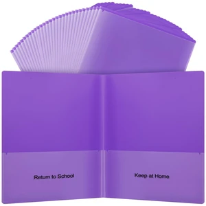 36 Pcs Take Home Folders with Pockets for Elementary Students, Purple Durable Kindergarten Parent-Teacher Communication Plastic Folders, Back to School Teacher Supplies for Classroom 36 Pcs Take Home Folders with Pockets for Elementary Students, Purple Durable Kindergarten Parent-Teacher Communication Plastic Folders, Back to School Teacher Supplies for Classroom