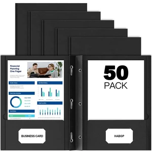 50 Pack Black Two Pocket Folder with Prongs, Paper Folders with Pockets Business Card Holder, Folders with Pocket, Fit Letter Size, Organizing Papers in School, Office, Business, Black 50 Pack Black Two Pocket Folder with Prongs, Paper Folders with Pockets Business Card Holder, Folders with Pocket, Fit Letter Size, Organizing Papers in School, Office, Business, Black