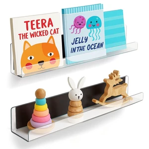 2 Pack Magnetic Book Shelf - Acrylic Reusable Display Panel for Whiteboards, Classrooms & Home, Adhesive-Free Storage with 11lb Capacity (Clear) 2 Pack Magnetic Book Shelf - Acrylic Reusable Display Panel for Whiteboards, Classrooms & Home, Adhesive-Free Storage with 11lb Capacity (Clear)