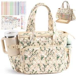 Large Bible Tote Bag for Women Bible Cover Case, Quilted Church Tote Bags Bible Study Supplies Journaling Kit Puffer Bible Carry Case w/Strap Accessories Pen Tabs, Christmas Christian Gifts for Women Large Bible Tote Bag for Women Bible Cover Case, Quilted Church Tote Bags Bible Study Supplies Journaling Kit Puffer Bible Carry Case w/Strap Accessories Pen Tabs, Christmas Christian Gifts for Women