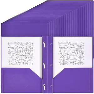 150 Pack Plastic Folders with Prongs Heavy Duty Plastic 2 Pocket Folder with 3 Prongs, Business Card Slot for Back to School Office Home 11.6 x 9.5 Inch (Purple) 150 Pack Plastic Folders with Prongs Heavy Duty Plastic 2 Pocket Folder with 3 Prongs, Business Card Slot for Back to School Office Home 11.6 x 9.5 Inch (Purple)