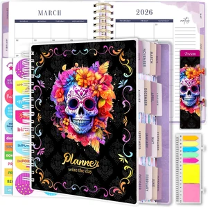 Planner 2026-2027, 18 Months Large Daily Weekly Monthly Organizer July 2026 - Dec 2027, 8.5x9.8", Calendar with Page Tabs, Separator, Pocket Folder, Bookmark & Stickers & Sticky Note Set Planner 2026-2027, 18 Months Large Daily Weekly Monthly Organizer July 2026 - Dec 2027, 8.5x9.8", Calendar with Page Tabs, Separator, Pocket Folder, Bookmark & Stickers & Sticky Note Set