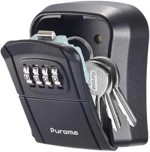 Key Lock Box Combo Wall-Mounted Storage Safe Lockbox Home Office Outside, Portable, Wall Mount, Resettable, Combination, Weatherproof, High-capacity, Hold 5 Keys, Contractor Guest Realtor Key Lock Box Combo Wall-Mounted Storage Safe Lockbox Home Office Outside, Portable, Wall Mount, Resettable, Combination, Weatherproof, High-capacity, Hold 5 Keys, Contractor Guest Realtor