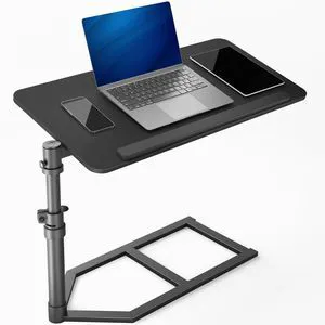 Height Adjustable Under Mattress 30 inch Bedside Desk, Works with Lofts and Beds Without Frames, Tilting Desktop, Fits Laptops, Books, and More, Black Height Adjustable Under Mattress 30 inch Bedside Desk, Works with Lofts and Beds Without Frames, Tilting Desktop, Fits Laptops, Books, and More, Black