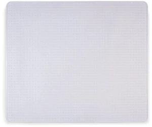 Carpet Chair Mat, 45x53 Inch, Medium-Pile, Clear, Model 28592 Smooth-glide protection for desk chairs on medium-pile carpeted floors Carpet Chair Mat, 45x53 Inch, Medium-Pile, Clear, Model 28592 Smooth-glide protection for desk chairs on medium-pile carpeted floors