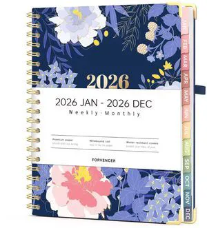 2026 Planner, Weekly and Monthly Calendar Planner for Women Jan 2026 - Dec 2026, 8.5x11", Hardcover Planning Agenda book, Cute Journal Organizer Notebook for Office School 2026 Planner, Weekly and Monthly Calendar Planner for Women Jan 2026 - Dec 2026, 8.5x11", Hardcover Planning Agenda book, Cute Journal Organizer Notebook for Office School