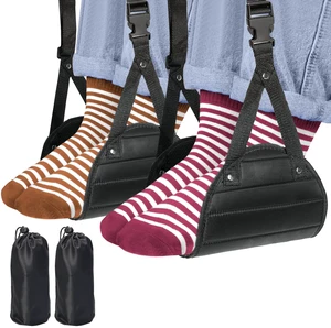 2-Pack Airplane Travel Footrest Hammock - Perfect Airplane Foot Hammock to Relax Your Feet - Travel Essentials Comfy Foot Hanger Plane Footrest for Long Trip 2-Pack Airplane Travel Footrest Hammock - Perfect Airplane Foot Hammock to Relax Your Feet - Travel Essentials Comfy Foot Hanger Plane Footrest for Long Trip