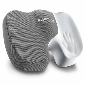 Seat Cushion, Office Chair Cushion for Tailbone Sciatica Pain Relief Memory Foam Pillow for Car | Ergonomic Design | Washable Cover | Non Slip | Grey Seat Cushion, Office Chair Cushion for Tailbone Sciatica Pain Relief Memory Foam Pillow for Car | Ergonomic Design | Washable Cover | Non Slip | Grey
