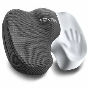 Seat Cushion, Office Chair Cushion for Tailbone Sciatica Pain Relief Memory Foam Pillow for Car | Ergonomic Design | Washable Cover | Non Slip | Dark Grey Seat Cushion, Office Chair Cushion for Tailbone Sciatica Pain Relief Memory Foam Pillow for Car | Ergonomic Design | Washable Cover | Non Slip | Dark Grey