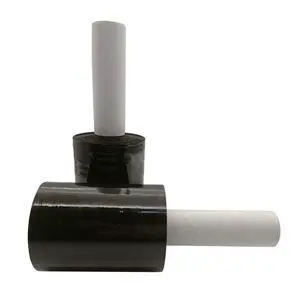 Black Stretch Wrap Roll 5"×1000' Plastic Wrap Roll for Moving Shipping Industrial Strength Shrink Packing Wrap Heavy Duty Stretch Film with Handle(2roll) Black Stretch Wrap Roll 5"×1000' Plastic Wrap Roll for Moving Shipping Industrial Strength Shrink Packing Wrap Heavy Duty Stretch Film with Handle(2roll)