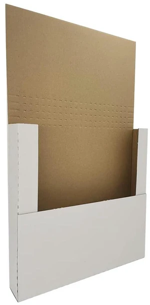 50 Pack Vinyl Record Shipping Mailing Box Mailers, 12.5" x 12.5" x 2", Perfect for 12-inch Lp Album, Height Adjustable Cardboard, White (EM1212) 50 Pack Vinyl Record Shipping Mailing Box Mailers, 12.5" x 12.5" x 2", Perfect for 12-inch Lp Album, Height Adjustable Cardboard, White (EM1212)
