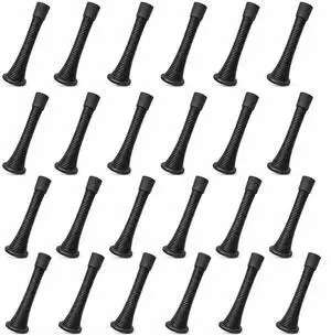 Spring Door Stopper Color Blk 24-Pack Wall Door Stopper Easy Installation Doorstop with Rubber Bumper Tip Heavy Duty Materials and No-Damage Design Spring Door Stopper Color Blk 24-Pack Wall Door Stopper Easy Installation Doorstop with Rubber Bumper Tip Heavy Duty Materials and No-Damage Design