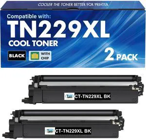 TN229XL TN229 Black TN229XLBK TN229BK Toner Cartridges MFC-L3780CDW 2 Pack Compatible for Brother TN 229XLBK 229BK HL-L3220CDW HL-L3280CDW MFC-L3720CDW HL-L3300CDW HL-L3295CDW MFC-L3765CDW Printer TN229XL TN229 Black TN229XLBK TN229BK Toner Cartridges MFC-L3780CDW 2 Pack Compatible for Brother TN 229XLBK 229BK HL-L3220CDW HL-L3280CDW MFC-L3720CDW HL-L3300CDW HL-L3295CDW MFC-L3765CDW Printer