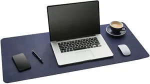 Desk Mat,Desk Writing Pad - Office Desk Pad, Large 36" x 17" Navy Blue, Desk Mats on Top of Desks, Gift Ready Elegant Computer Desk Mat Desk Cover Desk Pad Protector PU Leather Desk Mat,Desk Writing Pad - Office Desk Pad, Large 36" x 17" Navy Blue, Desk Mats on Top of Desks, Gift Ready Elegant Computer Desk Mat Desk Cover Desk Pad Protector PU Leather