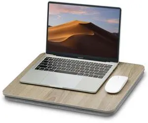 Portable Lap Laptop Desk with Pillow Cushion, Fits up to 15.6 inch Laptop, Lap Stand for Bed & Couch & Carpet, Book Tablet/Drawing Board/Computer Laptop Stand - Black Wood Portable Lap Laptop Desk with Pillow Cushion, Fits up to 15.6 inch Laptop, Lap Stand for Bed & Couch & Carpet, Book Tablet/Drawing Board/Computer Laptop Stand - Black Wood