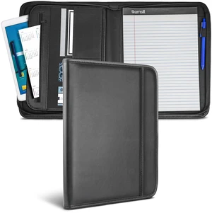 Professional Padfolio with Secure Zippered Closure, 10.1 Inch Tablet Sleeve, and 8.5 by 11 Inch Notepad, Black, Full Size (70820) Professional Padfolio with Secure Zippered Closure, 10.1 Inch Tablet Sleeve, and 8.5 by 11 Inch Notepad, Black, Full Size (70820)