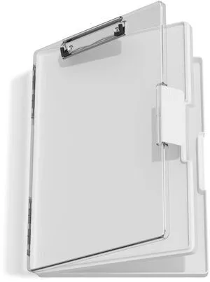 Clipboard with Storage, White 8.5 x 11 Clip Board, Dual Compartmen Folder Nursing Side Opening, Heavy Duty Organization Box, Smooth Writing for Teachers, Classroom, Size 13.3 x 9.4 x 1.5 in Clipboard with Storage, White 8.5 x 11 Clip Board, Dual Compartmen Folder Nursing Side Opening, Heavy Duty Organization Box, Smooth Writing for Teachers, Classroom, Size 13.3 x 9.4 x 1.5 in