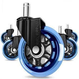 Office Chair Replacement, 3 Inch Caster Rollerblade Desk Chair for Carpet Hardwood Floors, Heavy-Duty Desk Chair Casters, Fits 98% Chair Set of 5 Office Chair Replacement, 3 Inch Caster Rollerblade Desk Chair for Carpet Hardwood Floors, Heavy-Duty Desk Chair Casters, Fits 98% Chair Set of 5