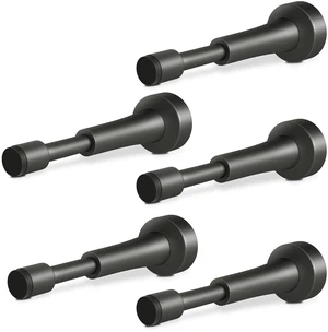 5PCS Spring Door Stoppers for Wall - 4.33 Inch Door Stop for Bottom of Door Aluminum Doorstop With Silicone Tip, Screw & Adhesive Installation,Gray 5PCS Spring Door Stoppers for Wall - 4.33 Inch Door Stop for Bottom of Door Aluminum Doorstop With Silicone Tip, Screw & Adhesive Installation,Gray