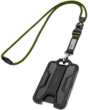 Badge Holder with Breakaway Lanyard, Carbon Fiber-Texture, 6 Cards American Flag, Quick Release Detachable Buckle, Metal Clip, Heavy Duty ID Card Holder, for Work, Office, Easy to Use, Green Badge Holder with Breakaway Lanyard, Carbon Fiber-Texture, 6 Cards American Flag, Quick Release Detachable Buckle, Metal Clip, Heavy Duty ID Card Holder, for Work, Office, Easy to Use, Green