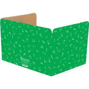 Large Privacy Shields Set of 12, Green, Matte Finish Desk Divider Boards for Students, Testing Folders, Cardboard Panels Large Privacy Shields Set of 12, Green, Matte Finish Desk Divider Boards for Students, Testing Folders, Cardboard Panels