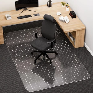 Office Chair Mat for Carpet, 48" x 60" Clear Desk Chair Mat Heavy Duty Plastic Floor Protector for Low Pile Carpet, Smooth Easy Glide Under Desk for Office or Home Office Chair Mat for Carpet, 48" x 60" Clear Desk Chair Mat Heavy Duty Plastic Floor Protector for Low Pile Carpet, Smooth Easy Glide Under Desk for Office or Home