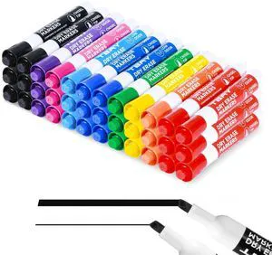 Dry-Erase Markers - 36 Counts, Chisel Tip Whiteboard Markers for Office/School Supplies, Low Odor (Multicolor - 9 Colors) Dry-Erase Markers - 36 Counts, Chisel Tip Whiteboard Markers for Office/School Supplies, Low Odor (Multicolor - 9 Colors)