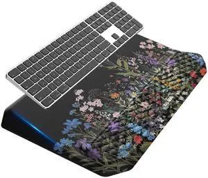 2-in-1 Ergonomic Keyboard Stand with Wrist Rest, Flower Comfy Keyboard Riser Holder with Massage Design, Non-Slip Base, Pain Relief for Typing 2-in-1 Ergonomic Keyboard Stand with Wrist Rest, Flower Comfy Keyboard Riser Holder with Massage Design, Non-Slip Base, Pain Relief for Typing
