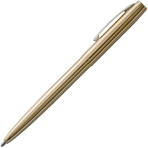 Space Pen Brass Alloy Cap-O-Matic Pen, Black Ink Pressurized Ballpoint Pen, Writes Upside Down and in Extreme Temperatures, Medium Point, Pocket Clip, Made in the USA Space Pen Brass Alloy Cap-O-Matic Pen, Black Ink Pressurized Ballpoint Pen, Writes Upside Down and in Extreme Temperatures, Medium Point, Pocket Clip, Made in the USA