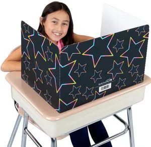 Neon Pop Privacy Shields, Set of 12, Ages 4+, PreK+ Matte Student Desk Dividers to Enhance Focus and Reduce Distractions at School or Home Neon Pop Privacy Shields, Set of 12, Ages 4+, PreK+ Matte Student Desk Dividers to Enhance Focus and Reduce Distractions at School or Home