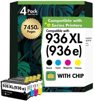 936XL 936 936e Ink Cartridges Combo Pack for HP Printers 9125e 9730e 9120e Replacement for HP 936e 936XL 936 Black and Color Combo Pack for OfficeJet Pro 9130 9135e 9122e 9128e 9110b 9120b Printer 936XL 936 936e Ink Cartridges Combo Pack for HP Printers 9125e 9730e 9120e Replacement for HP 936e 936XL 936 Black and Color Combo Pack for OfficeJet Pro 9130 9135e 9122e 9128e 9110b 9120b Printer
