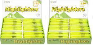 Highlighters Bulk 240 Pack Fluorescent Yellow Markers with Chisel Tip for Classroom Office Home Highlighters Bulk 240 Pack Fluorescent Yellow Markers with Chisel Tip for Classroom Office Home