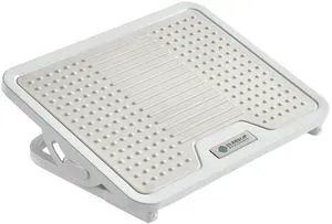 Foot Rest Tilt Adjustable Metal Frame Light Gray 20° tilt adjustable foot rest with massage surface and sturdy metal frame, designed for ergonomic under desk support Foot Rest Tilt Adjustable Metal Frame Light Gray 20° tilt adjustable foot rest with massage surface and sturdy metal frame, designed for ergonomic under desk support