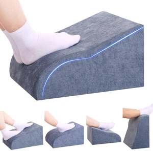 Foot Rest for Under Desk at Work, Ergonomic Under Desk Footrest with Washable Cover for Office, Home & Gaming Leg Elevation Pillow Blue Foot Rest for Under Desk at Work, Ergonomic Under Desk Footrest with Washable Cover for Office, Home & Gaming Leg Elevation Pillow Blue