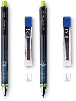 uniball Kuru Toga Mechanical Pencil Starter Kit,0.7mm HB#2,(Pack of 2) uniball Kuru Toga Mechanical Pencil Starter Kit,0.7mm HB#2,(Pack of 2)