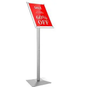 Adjustable Heavy Duty Pedestal Acrylic Sign holder floor Stand,sign stand poster stand,Standing Floor for 11 x 17 inch,Silver (silver, acrylic frame 11-x-17-inch) Adjustable Heavy Duty Pedestal Acrylic Sign holder floor Stand,sign stand poster stand,Standing Floor for 11 x 17 inch,Silver (silver, acrylic frame 11-x-17-inch)