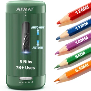 Electric Pencil Sharpener, Auto in & Out, 5 Nibs, 7K+ Uses, Fully Automatic Pencil Sharpener for Classroom, Rechargeable Hands-Free Sharpeners for Jumbo/Colored Pencils (6.5-12mm) PSC3(Green) Electric Pencil Sharpener, Auto in & Out, 5 Nibs, 7K+ Uses, Fully Automatic Pencil Sharpener for Classroom, Rechargeable Hands-Free Sharpeners for Jumbo/Colored Pencils (6.5-12mm) PSC3(Green)