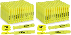 Highlighters Bulk, 216 Pack Tank Style Highlighters Set, Fluorescent Yellow, Chisel Tip Highlighter Markers Bulk for Coloring, Highlighting as School Supplies Highlighters Bulk, 216 Pack Tank Style Highlighters Set, Fluorescent Yellow, Chisel Tip Highlighter Markers Bulk for Coloring, Highlighting as School Supplies