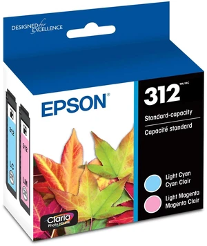 312 Claria Photo HD Ink Standard Capacity Light Cyan/Magenta (T312922-S) Works with Expression XP-8500, 8600, 8700, 15000 312 Claria Photo HD Ink Standard Capacity Light Cyan/Magenta (T312922-S) Works with Expression XP-8500, 8600, 8700, 15000