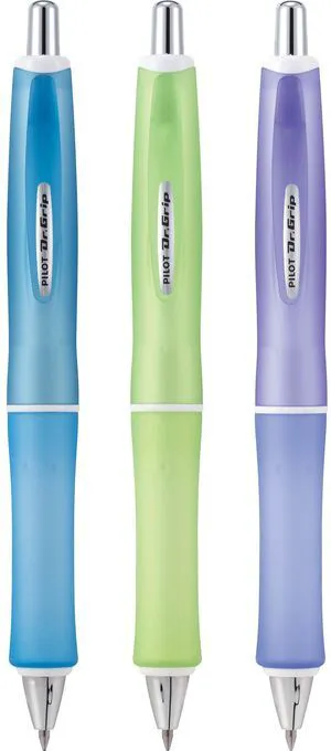 Dr. Grip Frosted Ballpoint Pen, Black Ink, 3-Pack Dr. Grip Frosted Ballpoint Pen, Black Ink, 3-Pack